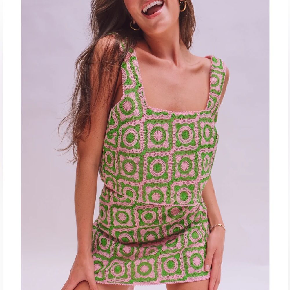Show Me Your Mumu Hemline Exclusive Tara Crop Top Size S